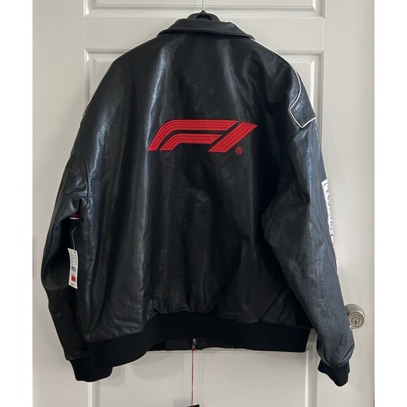 Formula 1 x PacSun Leather Pole Position Jacket Size XL Limited Edition New - Picture 8 of 11